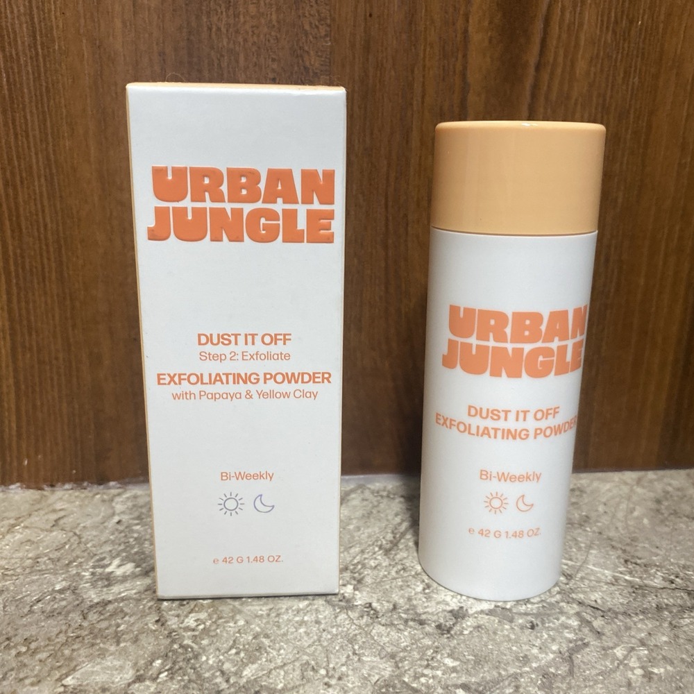 Urban‎ Jungle Dust It Off Exfoliating Powder With Papaya & Yellow Clay 1.48oz